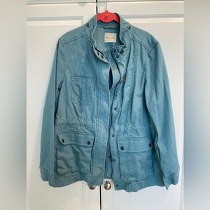 Woolovers Teal Field Jacket